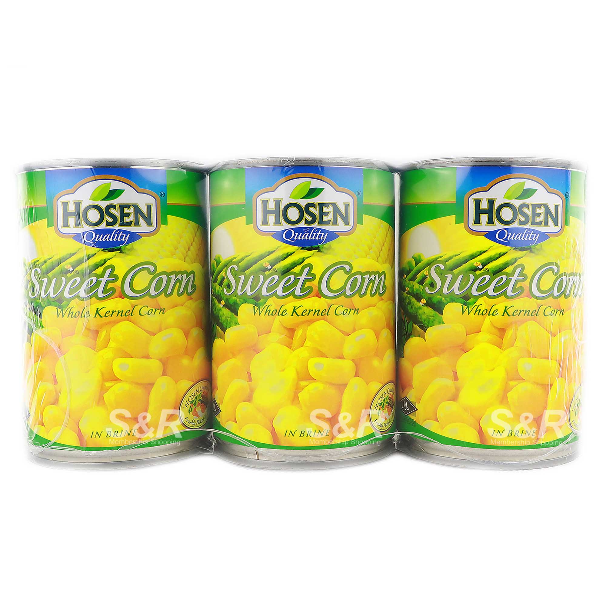 Hosen Sweet Whole Kernel Corn in Brine 3 cans Hosen Sweet Whole Kernel Corn in Brine 3 cans